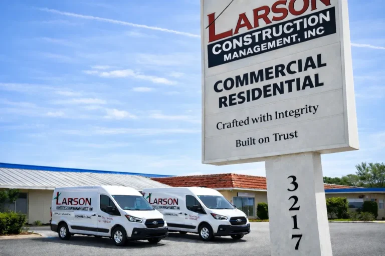 Larson Construction Management Launches New Website Through Marketing Partnership With Electric Web Services